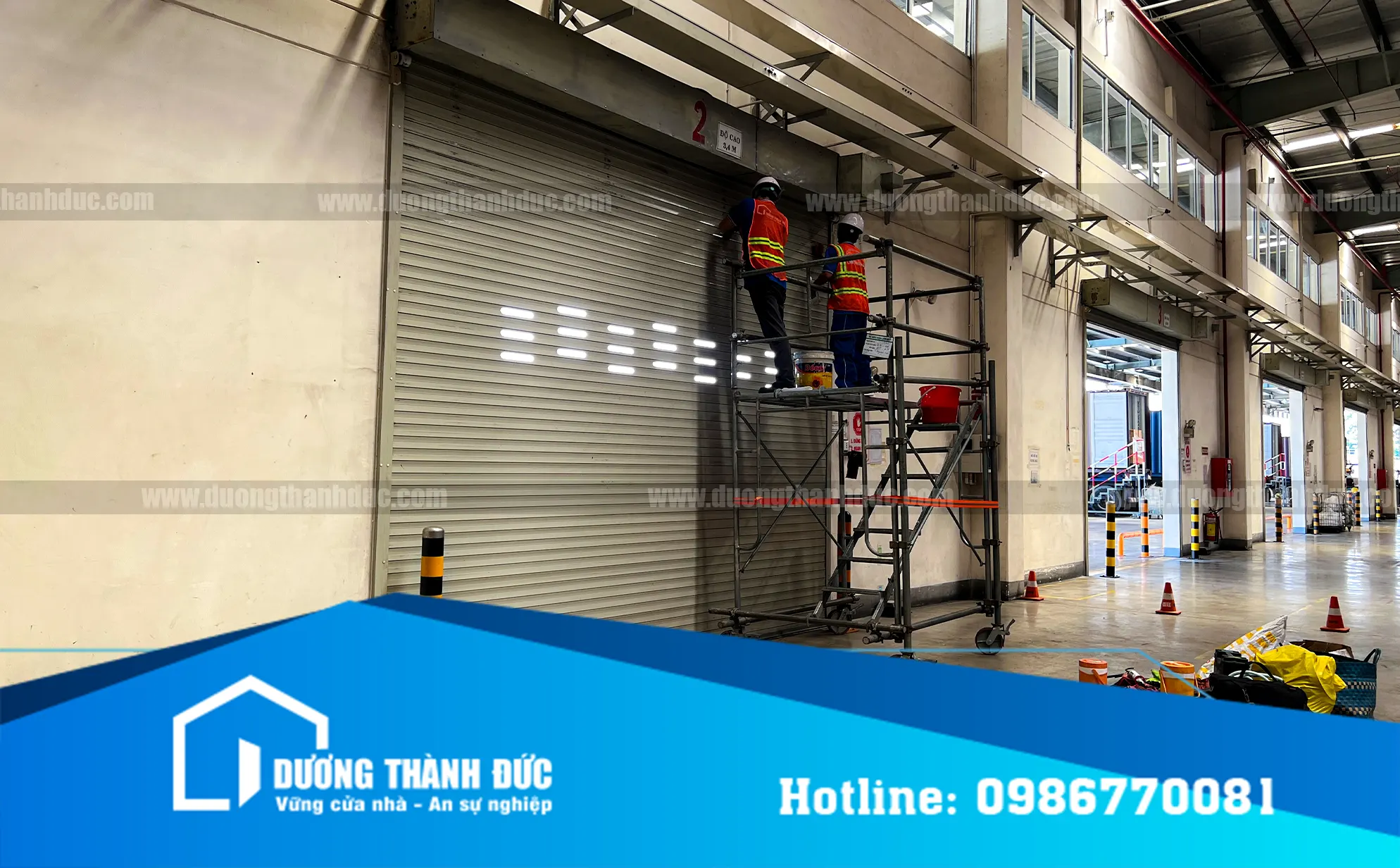 Lắp Đặt Và Bảo Trì Cửa Cuốn Nhà Xưởng Cho Nhà Máy Ajinomoto Long Thành