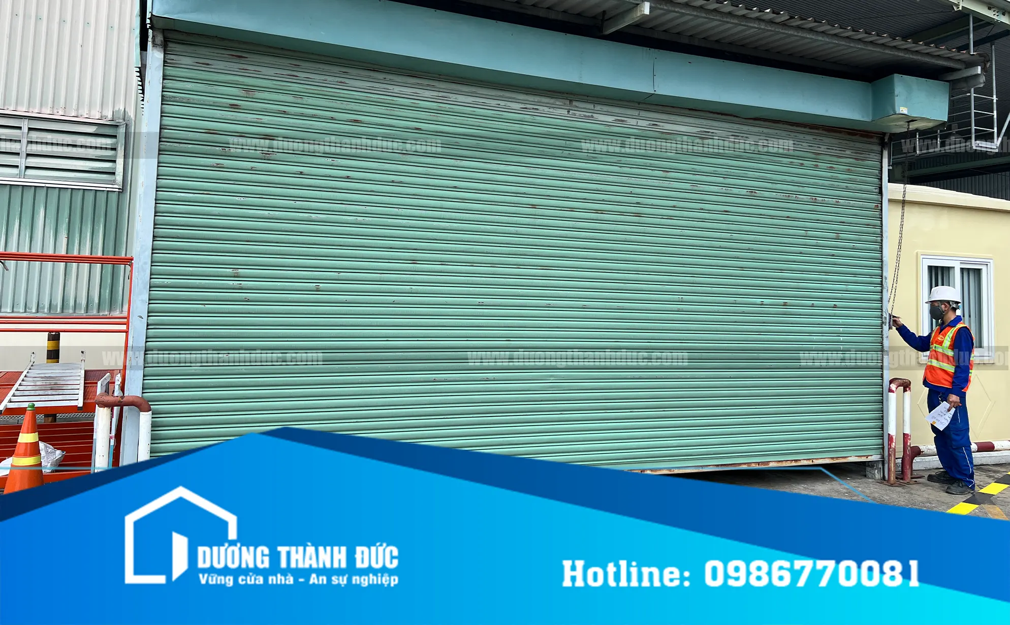 Lắp Đặt Và Bảo Trì Cửa Cuốn Nhà Xưởng Cho Nhà Máy Ajinomoto Long Thành