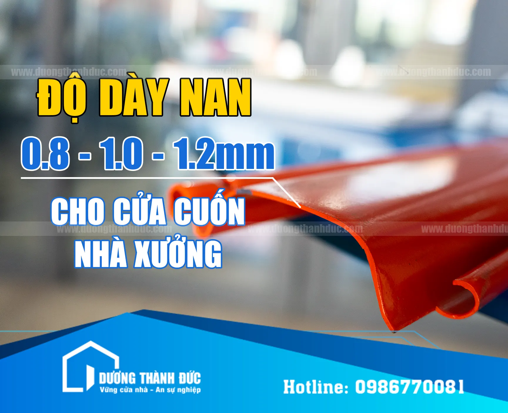 Độ Dày Tôn Cửa Cuốn Nhà Xưởng 0.8 – 1.0 – 1.2mm: Nên Chọn Loại Nào?