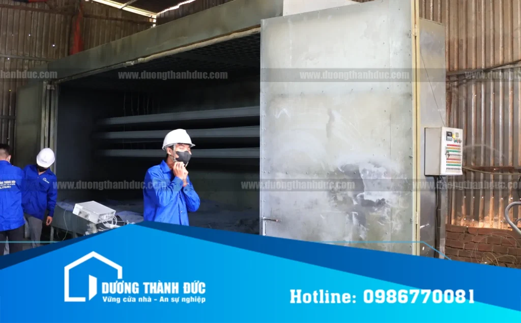 Công Đoạn Ủ Và Sấy Kho o Sau Khi Nan Cửa Cuốn Sơn Tĩnh Điện