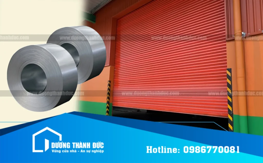 Thép làm cửa cuốn nhà xưởng SC390