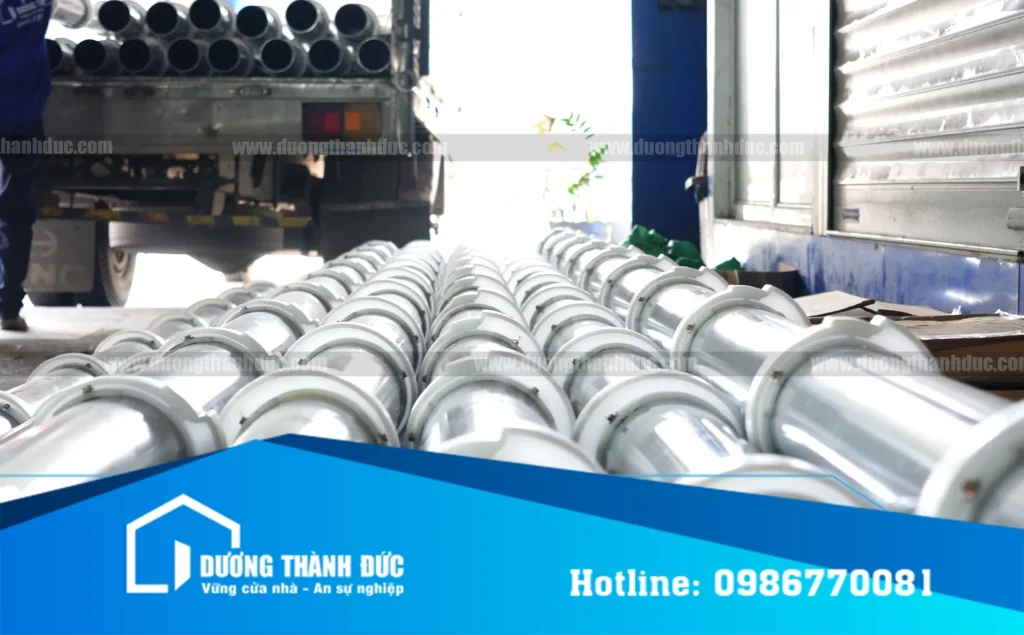 Trục cửa cuốn nhà xưởng