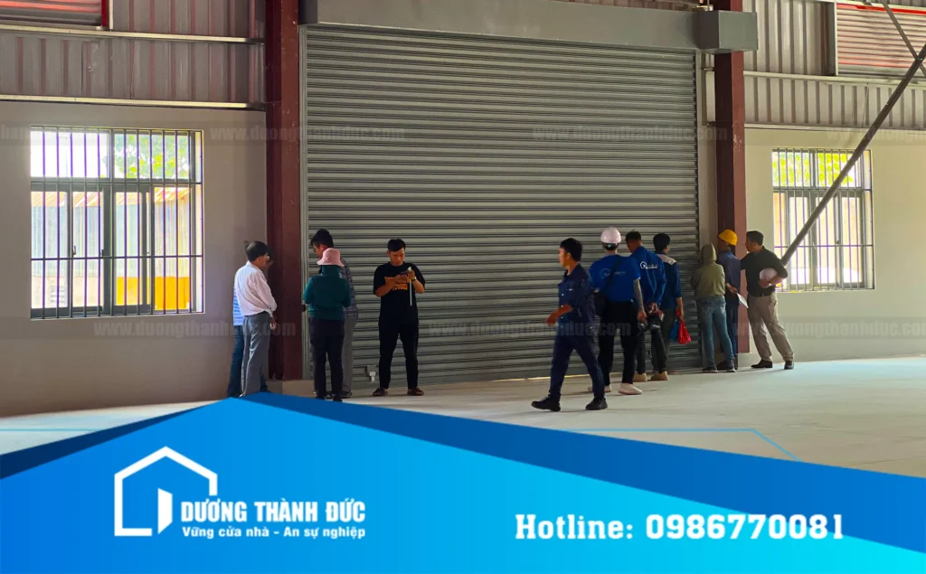 Đánh giá chất lượng cửa cuốn nhà xưởng khi nghiệm thu