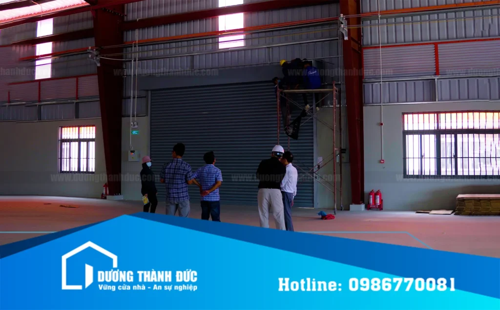 Đánh giá chất lượng cửa cuốn tại nhà máy Con Cò Vàng