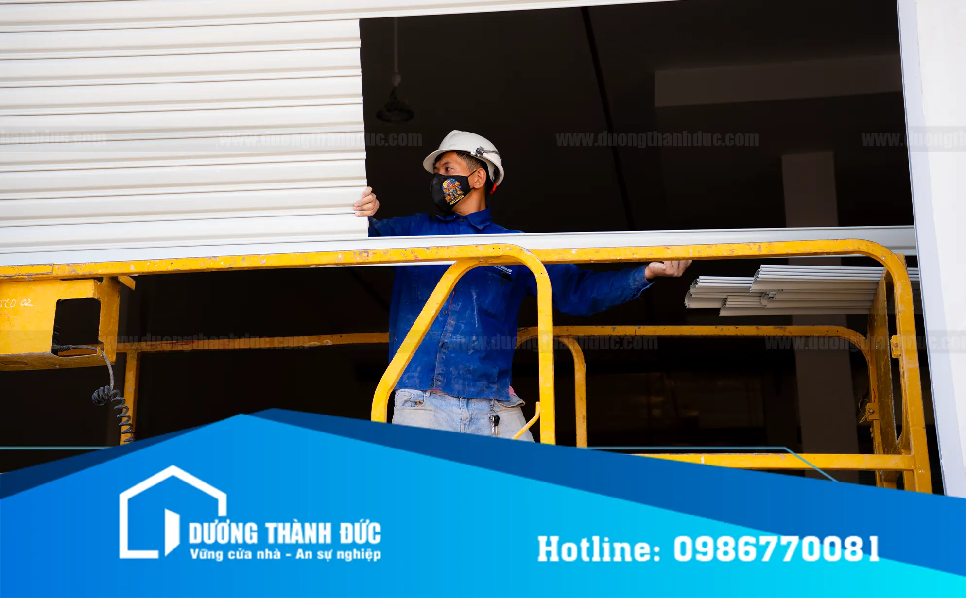Hình ảnh thực tế ngoài công trình cửa Thép và Cửa cuốn chống cháy