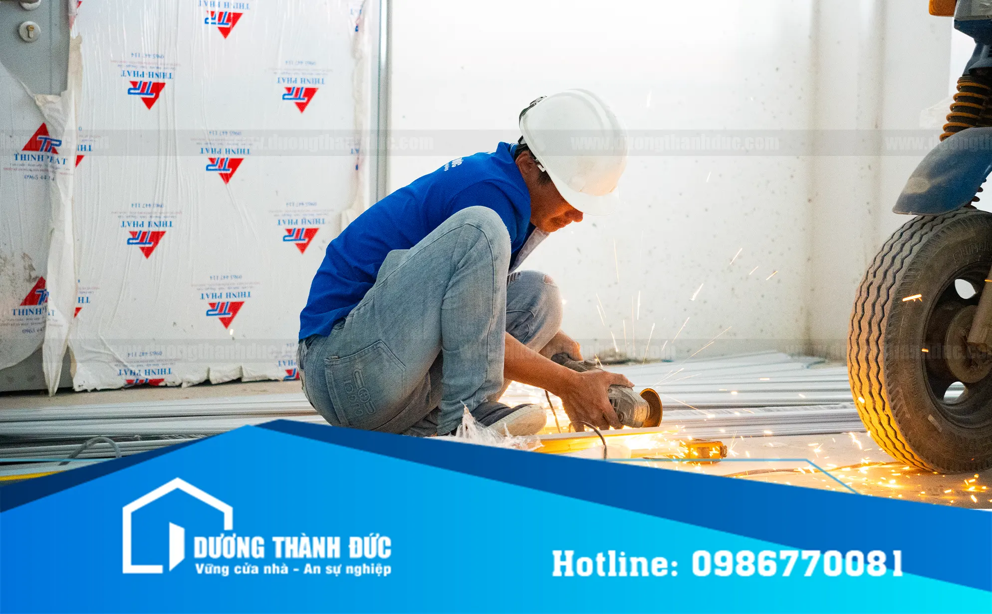 Hình ảnh thực tế ngoài công trình cửa Thép và Cửa cuốn chống cháy